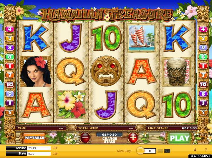  - Hawaiian Treasure   Gamesys  Irwin asino